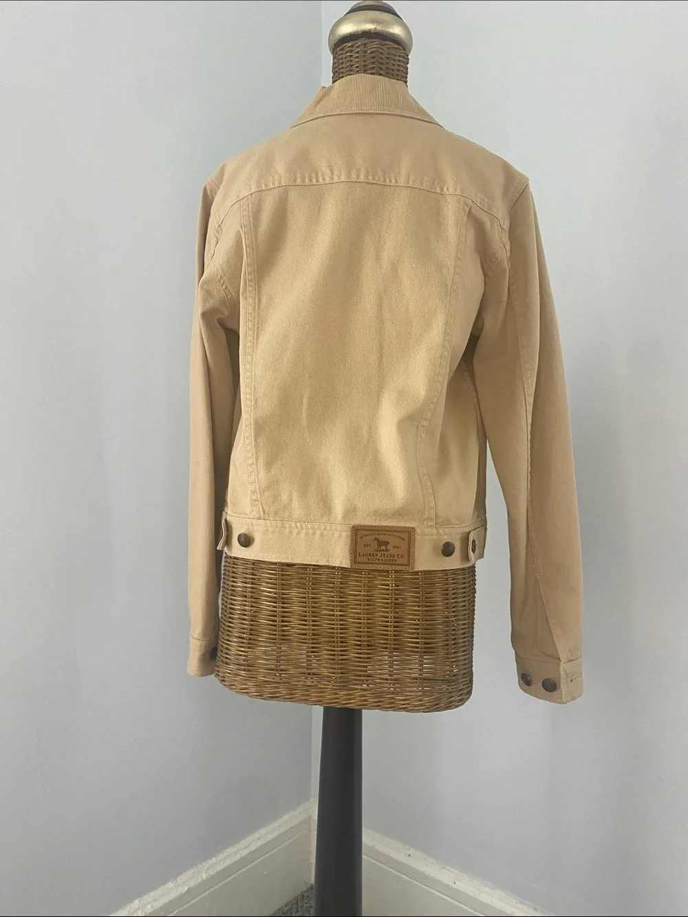 Ralph Lauren Beige Tan Jean Jacket in - Picture 3 of 6